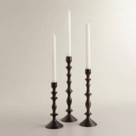 WOODEN CANDLE HOLDER ( WC-006 )